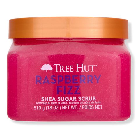 Sugar Scrub Tree Hut, Tree Hut Body Scrub, Rose Body Scrub, Shea Sugar Scrub, Bath Scrubs, Sephora Skin Care, Seed Oils, Raspberry Seeds, Raspberry Seed Oil