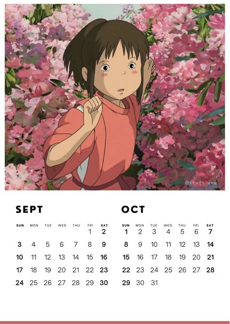 Hey Lune!! These organizing printables are free to download and for Personal Use Only *meaning you cannot resell them. To download, click on the image and then click the down arrow to download directly to your computer. Ghibli Calendar 2023, Studio Ghibli Calendar, November Month Calendar, Organizing Printables, September Calendar, 2024 Planner, November Month, December Calendar, Down Arrow