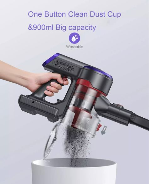 Vacuum For Hardwood Floors, Portable Vacuum Cleaner, Cleaning Blinds, Smart Home Control, Industrial Design Trends, Efficient Cleaning, Cordless Stick Vacuum Cleaner, Low Pile Carpet, Running Time