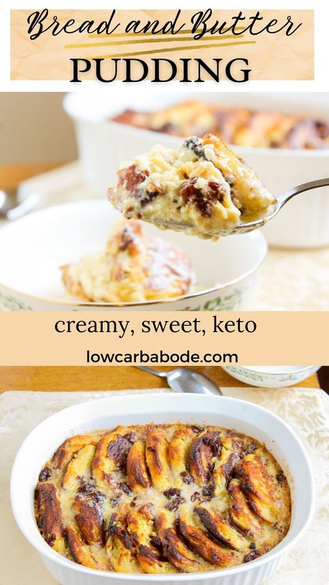 Keto Pudding Cake Recipes, Pancake Pudding Recipe, Low Carb Bread Pudding, Keto Bread Pudding, Keto Cobbler, Keto Puddings, Wheat Free Pancakes, Keto Tea, Sugar Free Bread