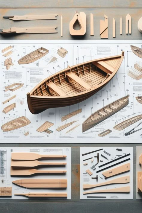 wood boat plans Model Boat Plans Free, Boat Design Plans, Popular Mechanics Diy, Skiff Boat, Wood Boat Building, Sailing Ship Model, Free Boat Plans, Wood Boat Plans, Model Boat Plans