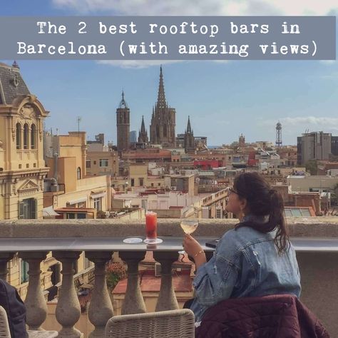 When you visit Barcelona, you have to visit a rooftop bar! (See: Bar-celona 😉 In this blog, you will read about the 2 best rooftop terraces with amazing views... Clubbing In Barcelona, Best Rooftop Bars In Florence, Barcelona Rooftop Bar, Barcelona Nightlife, Lisbon Rooftop Bar, Best Rooftop Bars In Barcelona, Photos For Instagram, Nuwara Eliya, Park Güell