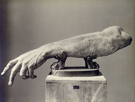 Arm , possibly from a statue of the Emperor Hadrian, Vatican Museum, Rome Thoughtful Art, Stylised Character, Classical Sculpture, Vatican Museum, Rome Photo, Roman Statue, Roman Sculpture, Sculptures Céramiques, Hand Sculpture