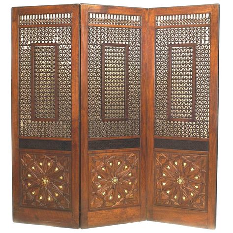 Moorish Furniture, Desert Project, Teak Tree, Folding Screen Room Divider, Islamic Style, Moorish Design, Retro Christmas Decorations, Wrought Iron Design, Moodboard Ideas