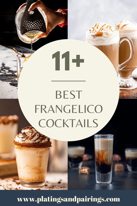 Shots With Frangelico, Drinks Made With Frangelico, Banana Foster Cocktail, Frangelico Shots, Frangelico Drinks Recipes, Cocktails With Frangelico, Frangelico Martini, Drinks With Frangelico, Frangelico Cocktail