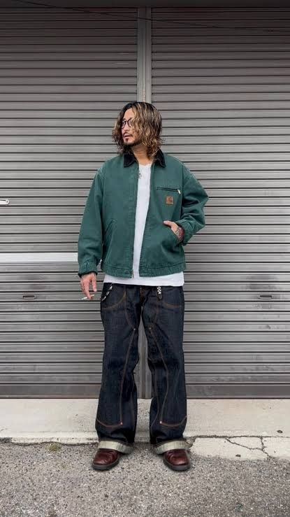 Carhartt J97 Outfit, Outfits For Big Men, Big Men, My Fashion, Streetwear Fashion, Street Wear