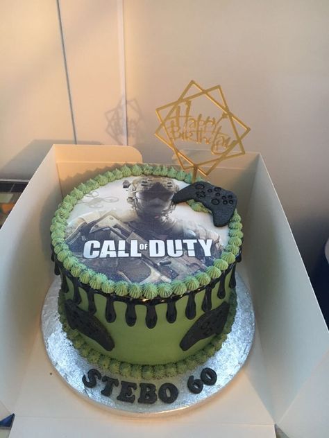 Cod Birthday Cake, Call Of Duty Birthday Party Cake, Call Of Duty Cake Ideas, Call Of Duty Cake Design, Black Ops Cake, Call Of Duty Birthday Cake, Call Of Duty Birthday Party, Call Of Duty Cake, Army Birthday Cakes