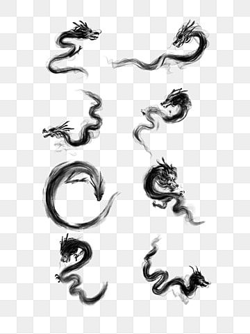 Brushstroke Dragon Tattoo, Shadow Dragon Tattoo, Smokey Dragon Tattoo, Abstract Dragon Tattoo, Smokey Tattoo, Dragon Abstract, Dragon Shadow, Ink Dragon, Abstract Clipart