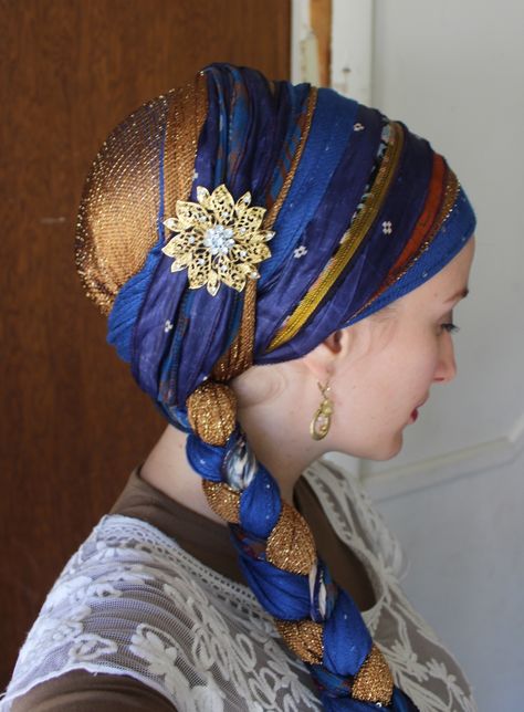 Wrapunzel Head Wraps, Tichel Fashion, Motif Soutache, Turban Hijab, Head Coverings, Hair Wrap Scarf, Hair Scarf Styles, Mode Turban, Head Scarf Styles