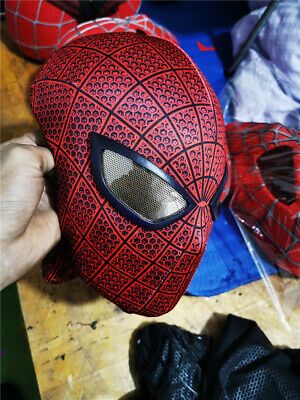 (eBay) The Amazing 1 Spider-man Helmet Cosplay 3D Eye Mask DJ Costume Halloween Props Spider Man Mask Diy, Spiderman Mask Expressions, Spider Man Goggles, Spider Man Mask Expressions, Spiderman Eye Mask, Jedi Armor, Spiderman Mask, Spiderman Outfit, Real Spiders