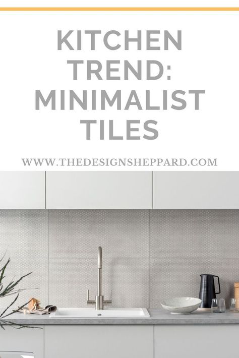 Large Format Tiles Kitchen, Large Format Tile Backsplash, Large Tile Kitchen Backsplash, Minimalist Tiles, Minimalist Kitchen Tiles, Large White Kitchen, Small Kitchen Tiles, Large Kitchen Tiles, Porcelain Tiles Kitchen