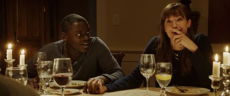 Dinner scene Get Out Movie Scenes, Jordan Peele Aesthetic, Get Out Film, Get Out Movie, Jordan Peele Get Out, Get Out 2017, Cinematography Movies, Actors Behind The Scenes, Film Bro