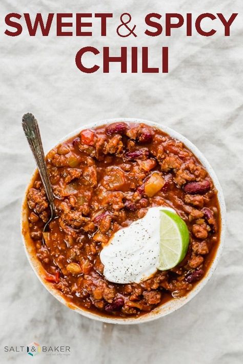 Sweet Spicy Chili, Sweet Chili Recipe, Sweet And Spicy Chili, Winning Chili Recipes, Award Winning Chili Recipe, Stovetop Chili, Award Winning Chili, Spicy Chili Recipe, Homemade Chili Recipe