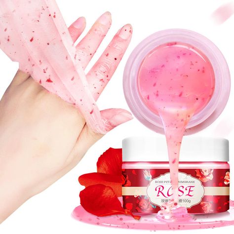 100g Rose Wax Hand Mask Exfoliating Nourishing at Banggood Rosy Nails, Paraffin Bath, Camping Trailers, Hand Mask, Foot Mask, Hand Wax, Cuticle Remover, Rosé Hands, Facial Roller