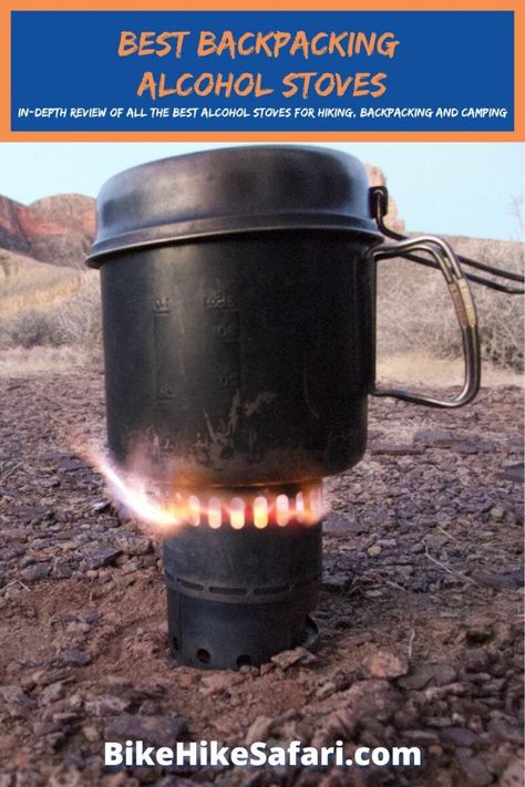 What is the best alcohol stove for backpacking. It will be lightweight, fuel efficient and reasonably priced. Click the link to read the review and save to your board for inspiration. Alcohol Stove, Best Alcohol, Backpacking Gear, Hiking Gear, Fuel Efficient, Backpacking, Stove, To Read, To Learn