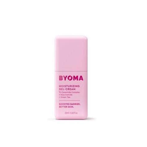 BYOMA Mini Gel Cream Moisturizer - 0.68 fl oz Byoma Gel Moisturizer, Mini Skincare Products, Mini Moisturizer, Pink Moisturizer, Byoma Skincare, Locker Kit, Dream Skincare, Mini Skincare, Burr Basket