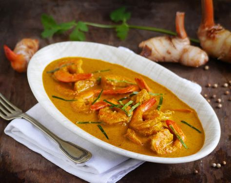 The Food Trotter: Prawn Panang Curry / Curry panang de crevettes Panang Curry Shrimp, Curry Panang, Panang Curry Paste, Prawn Dishes, Thai Rice, Panang Curry, Prawn Curry, Curry Shrimp, Red Curry Paste