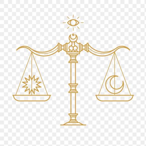 Scales Illustration, Libra Design, Libra Sign Tattoos, Astrology Prints, Libra Zodiac Tattoos, Gold Scales, Libra Symbol, Item Reference, About Moon