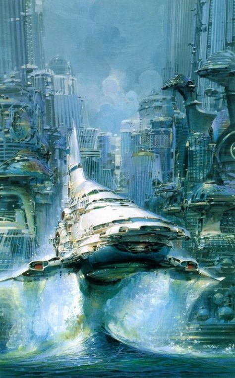 John Berkey, Andrew Jones, H.r. Giger, Art Spatial, Science Fiction Artwork, 70s Sci Fi Art, Ralph Mcquarrie, Sf Art, Sci Fi Ships