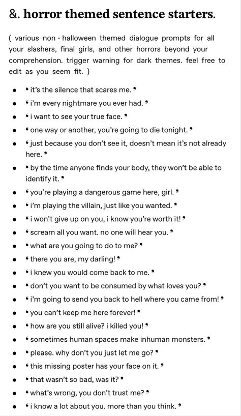 Create A Story With A Plot Twist Challenge, Promt List Writing, Betrayal Dialogue Prompts, Chapter Starters Writing Prompts, Story Opening Lines, Spicy Writing Wattpad, Book Title Ideas Inspiration, Creative Writing Prompts Short Stories, Roleplay Tips