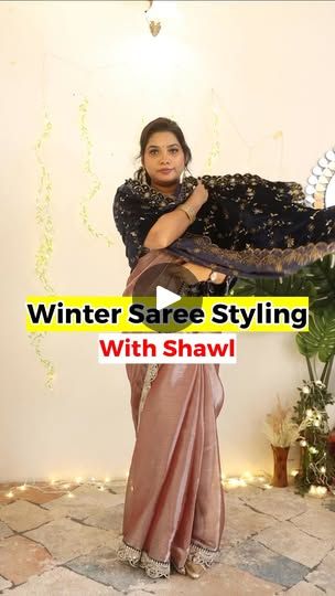 Winter Saree, Saree Styling, Saree Draping, Saree Look, Saree Styles, Winter Looks, Wedding Season, Winter Wedding, Insta Fashion