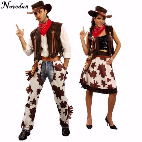 Cheap cowboy costume, Buy Quality cosplay costume directly from China costume for women Suppliers: Adult Western Cowgirl Cowboy Costume Dress With Hat Carnival Halloween Party Sexy Outfit Cosplay Costumes For Women Men Enjoy ✓Free Shipping Worldwide! ✓Limited Time Sale ✓Easy Return.