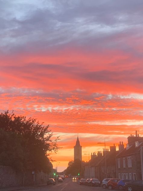 Scotland saint andrews sunset church cars night drives aesthetic cloud pretty sky patterns sunrise dusk Night Drives Aesthetic, Drives Aesthetic, Cars Night, St Andrews Scotland, Saint Andrews, Night Drives, Pretty Sky, St Andrews, Night Driving