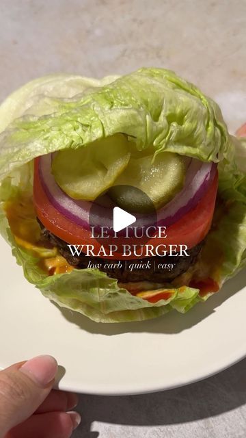 Lettuce Burger Wrap, Cabbage Burgers Recipes, Lettuce Wrap Burger, Burger Lettuce Wraps, Lettuce Burgers, Veggie Patty, Lettuce Sandwich, Lettuce Wrapped Burger, Cabbage Wraps