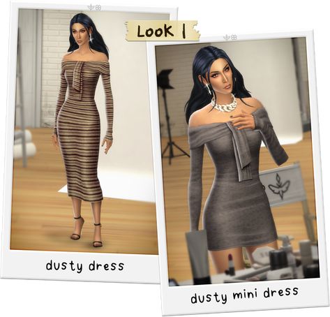 Sims 4 Dress Cc, Sims 4 Cc Clothes, Magnolia Dress, Sims Clothes, Chic Cocktail Dress, Dress Date Night, Date Night Dress, Sims 4 Dresses, Flowy Design