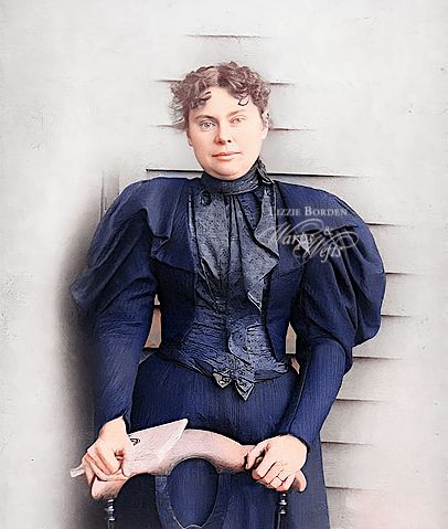 Lizzie: Portraits in Time Colorized – Lizzie Borden : Warps & Wefts Lizzie Borden, Creepy People, Black And White Photos, New Dimension, White Photos, As It Was, Pansies, The Well, In Time