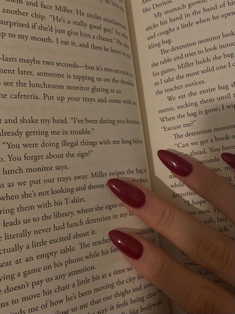 Romanticizing Books, Bree Core, Aestethic Nails, Summer Transformation, Red Temptation, Luxury Editorial, Dark Red Nails, Reading Motivation, Aesthetic Red