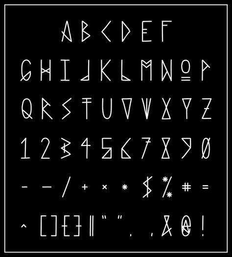 Haext is neo-Goth rustic Art Nouveau, part rune part craftsman, this font expresses something different depending on how it's applied--pair it with black and white or color. To see more fonts please visit http://www.hello-mart.com. Art Nouveau Typography, Witch Font, Gothic Calligraphy, Lettering Styles Alphabet, Gothic Lettering, Bullet Journal Font, Typography Served, Journal Fonts, Graffiti Lettering Fonts