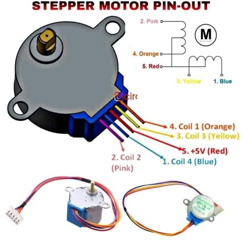 Arduino Stepper, Simple Electronic Circuits, Basic Electrical Engineering, Electronics Projects For Beginners, Basic Electronic Circuits, Basic Electrical Wiring, Home Electrical Wiring, Electronic Circuit Design, Electrical Circuit Diagram