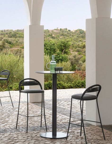 barstools - petale hand-woven bar stool Woven Bar Stools, Coffee Table Accessories, Woven Chair, Stainless Steel Tubing, Outdoor Furniture Collections, Family Outdoor, Dining Arm Chair, Sofa Chair, Furniture Collection