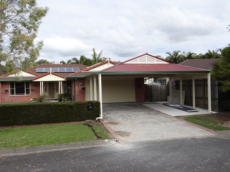 We 3D Design, Build and Install Carports around the Greater Brisbane area including Brisbane & Ipswich Carport Ideas Attached To House, Sloped Driveway, Cheap Carports, Dutch Gable, Dutch Gable Roof, Carports For Sale, Carport Prices, Building A Carport, Portable Carport