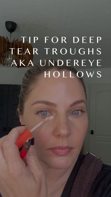 How To Camouflage Under Eye Bags, Brightening Makeup Look, How To Correct Dark Circles Under Eyes, Make Up For Sunken Eyes, How To Cover Bags Under Eyes Makeup, Makeup For Tired Looking Eyes, Best Undereye Concealer For Dark Circles, Dark Under Eyes Makeup, Makeup For Hollow Eyes