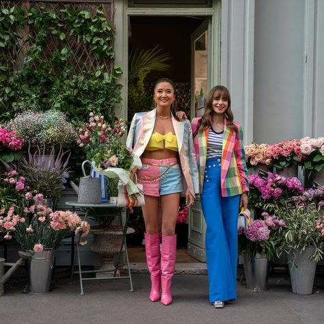 Where Was 'Emily in Paris' Filmed? | Condé Nast Traveler Mindy Outfits Emily In Paris, Emily In Paris Mindy Outfits, Emily And Mindy, Emily In Paris Mindy, Triangle Outfit, Emily In Paris Outfits Inspiration, Emily Outfits, Emily In Paris Season 3, Emily In Paris Style