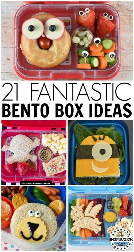 bento box ideas Bento Lunchbox Ideas, Lunchbox Ideas For Kids, Bento Box Lunch Ideas, Box Lunch Ideas, Bento Box Ideas, Lunchbox Kids, Fun Kid Lunch, Bento Box Lunch For Kids, Kindergarten Lunch