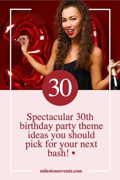 Don't settle for boring party themes celebrate your special day. Keep reading to find out how you can throw a 30th birthday party you and your guests will never forget. 30 Birthday Party Ideas, 30th Birthday Party Ideas, 30 Birthday Party, 30th Birthday Party Themes, Birthday Party Theme Ideas, Party Theme Ideas, 30 Birthday, 30th Birthday Party, 30th Birthday Parties