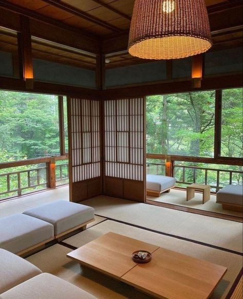 Japan Living Room, Japanese Home Design, Japanese Style House, Traditional Japanese House, Japanese Home Decor, Japanese Decor, Japanese Interior, Minimalist Interior Design, Japan Design