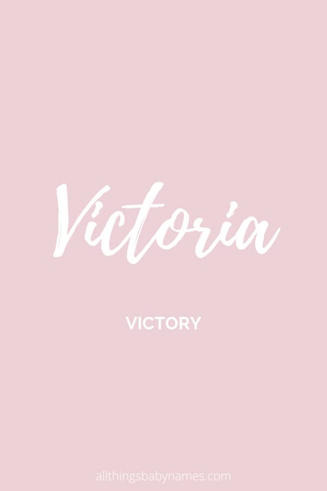 Victoria name meaning, origin and more. View our database of thousands of baby names and curated name lists to help you find the perfect name for your baby. Victoria Name Wallpaper, Victoria Name Meaning, Victoria Aesthetic Name, 20 Before 20, Nova Name, Girly Girl Names, Victoria Wallpaper, Victoria Aesthetic, Victoria Name