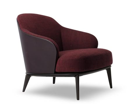 Upholstered fabric armchair with armrests Leslie Collection by Minotti | design Rodolfo Dordoni Minimalist Sofa, Luxury Chairs, Armchair Furniture, Fabric Armchairs, Upholstered Fabric, Armchair Design, Single Sofa, Modern Furniture Living Room, Furniture Inspiration