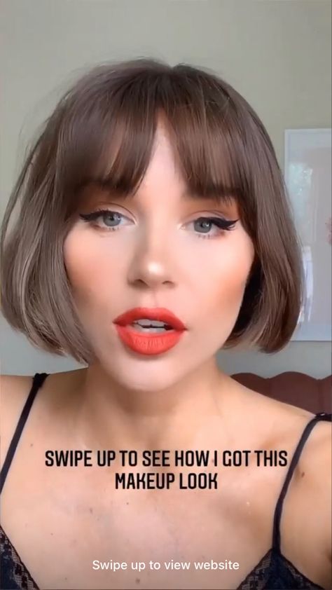 French Bob Haircut Ear Length, Short Bob Haircuts For Women With Bangs, Short Bob Straight Hair Bangs, Short Chin Length Hair With Bangs, Mini Bob With Bangs, Chin Length Hair With Bangs Straight, Chin Length French Bob With Bangs, French Bob For Fine Hair, French Bobs With Bangs