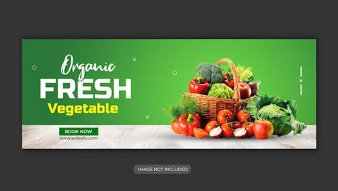 Grocery food vegetable sale promotional ... | Premium Psd #Freepik #psd #banner Grocery Banner, Grocery Website, Ux Project, Fruit Company, Food Graphics, Fb Banner, Grab Food, Store Banner, Food Banner