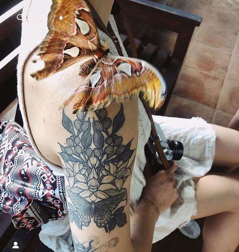 All Sacred Tattoo on Instagram: “Butterfly tattoo feat. A giant atlas moth done by @sundottir to book with Kit head over to allsacred.com and fill out an inquiry form - - -…” Sacred Tattoo, Atlas Moth, Butterfly Tattoo, Tattoo On, Skull Tattoo, Moth, Tattoos, On Instagram, Instagram