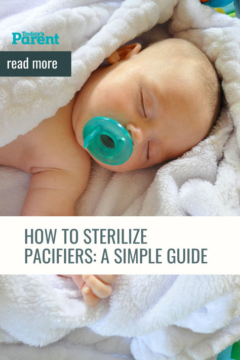 baby with blue pacifier in mouth sleeping How To Sterilize Pacifiers, Sterilize Pacifiers, How To Clean Pacifiers, Before Baby, Baby Coming, Baby Pacifier, Baby Bottles, You Think, At Home