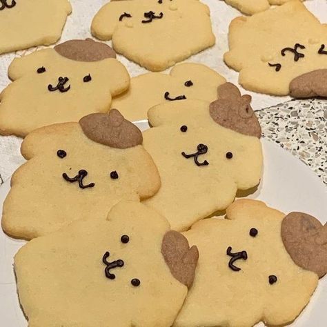 Repost, credit to original creator/poster                   Thank you( ˶ˆᗜˆ˵ ) Cookies Aesthetic, Kawaii Cooking, Cute Baking, Cute Snacks, Think Food, Köstliche Desserts, Kawaii Food, Cute Desserts, I Want To Eat