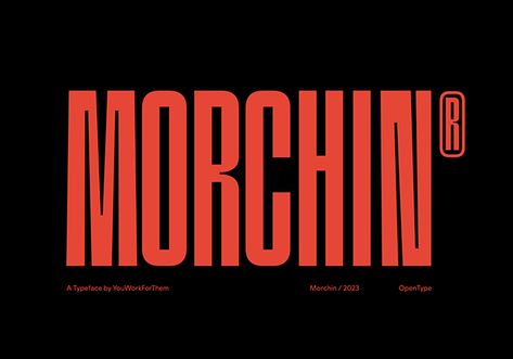 Morchin Font on Behance Typography Trends, Sans Serif Logo, Tall Font, Top Fonts, Dingbat Fonts, Serif Logo, Trendy Fonts, Stencil Font, Modern Typeface