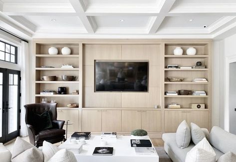 Mantel Styling, Built In Wall Units, Millwork Wall, Tv Built In, Wall Unit Designs, Built In Shelves Living Room, Living Room Built Ins, Wall Tv Unit Design, Boutique Interior Design