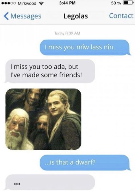 Thranduil Funny, Legolas Funny, Lotr Legolas, Legolas And Gimli, Earth Memes, Legolas And Thranduil, Lotr Funny, Movie Memes, Thranduil